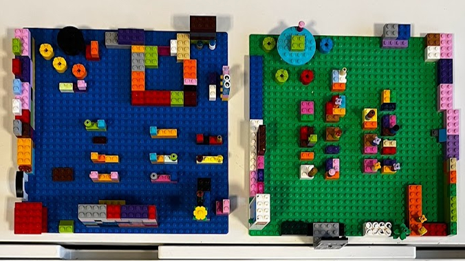 Wero: verken je klas: maquette maken met lego