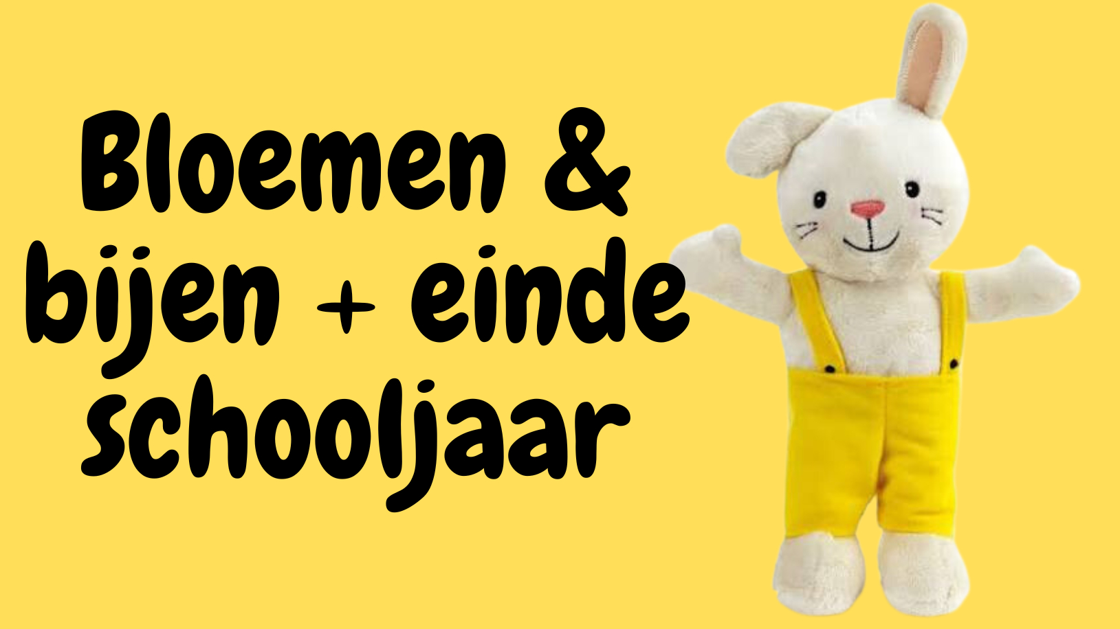 Bloemen en bijen + einde schooljaar